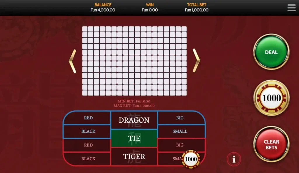 Online Dragon Tiger Terminology
